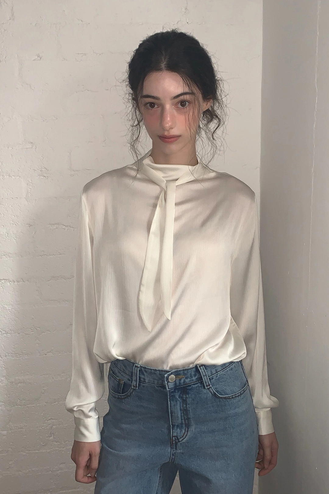 리리수 Summer Blouse / White 상품 이미지 3