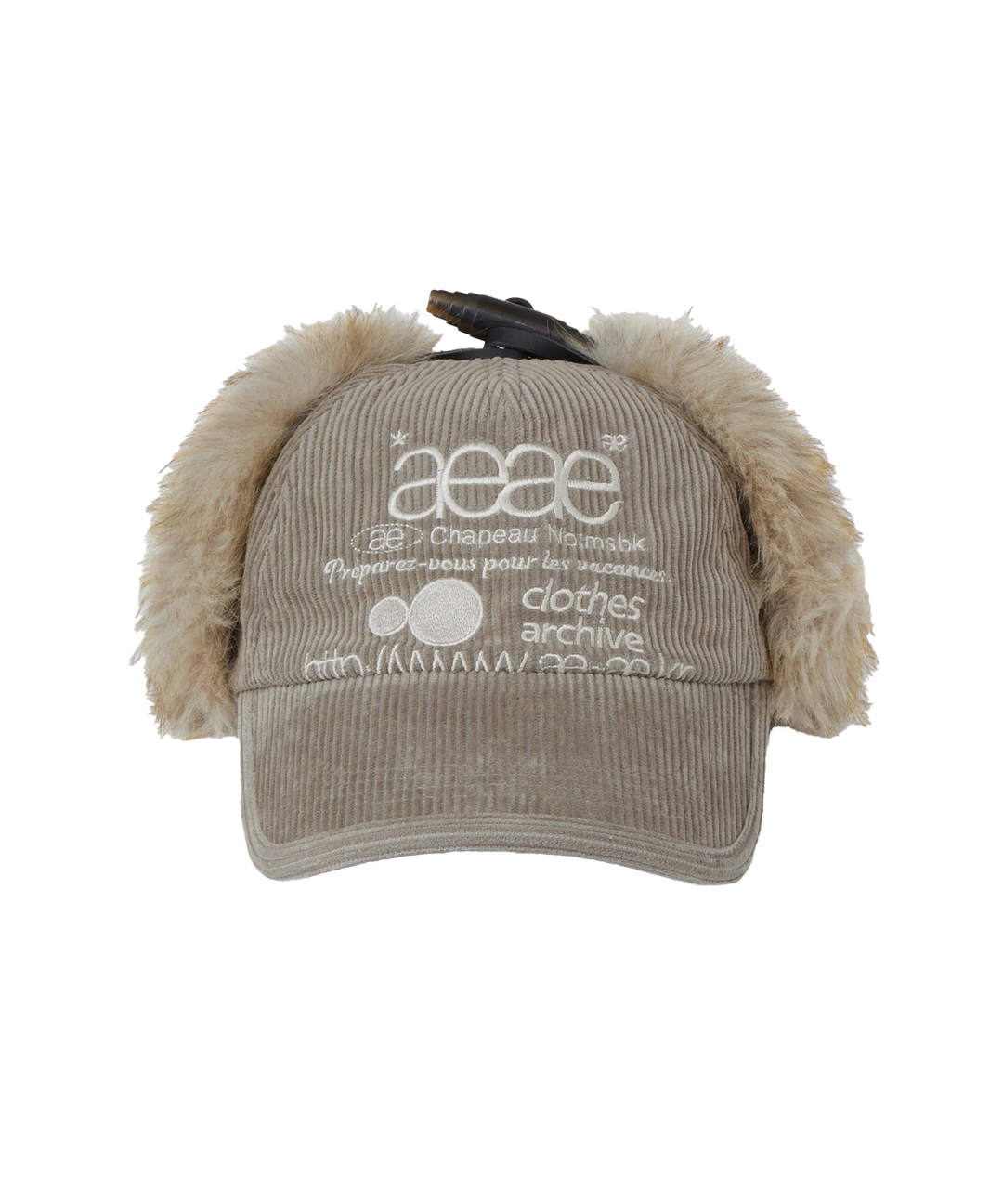 에이이에이이 WEB LOGO TROOPER CAP [TAUPE] 상품 이미지 3