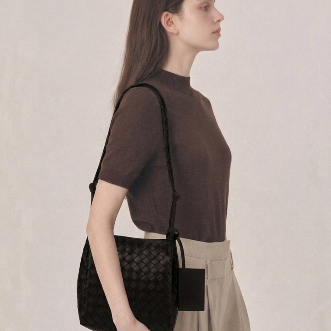 아노에틱 ANC WEAVING MESH SHOULDER BAG_BROWN 상품 이미지 3