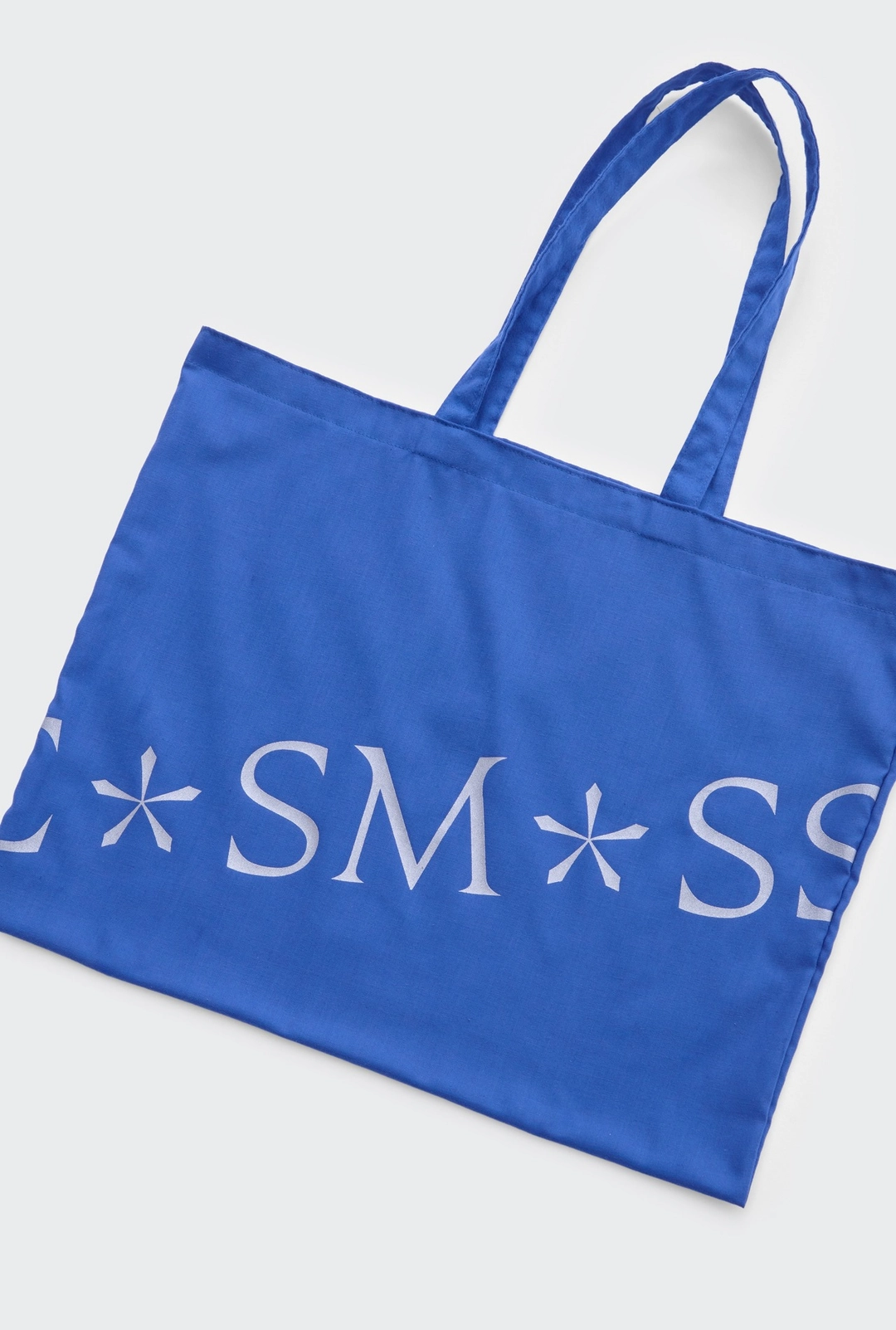 코스모스 METALLIC LOGO TOTE BAG (BLUE) 상품 이미지 2