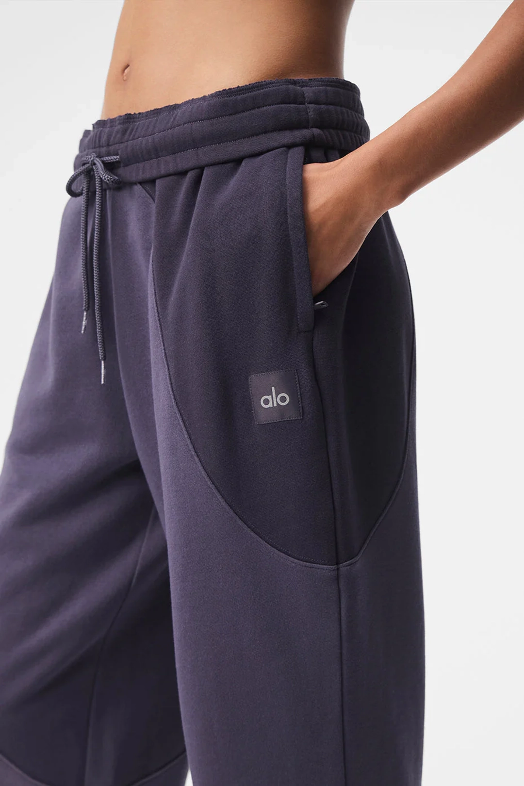 알로요가 Make Waves Sweatpant - Italian Plum Tonal 상품 이미지 3
