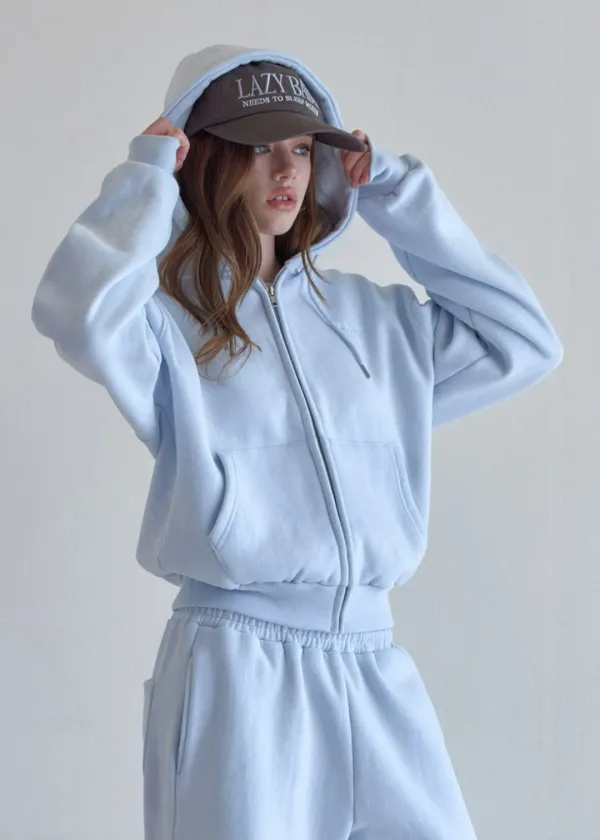 Slow Mellow Daily Zip Up Hoodie (5color)