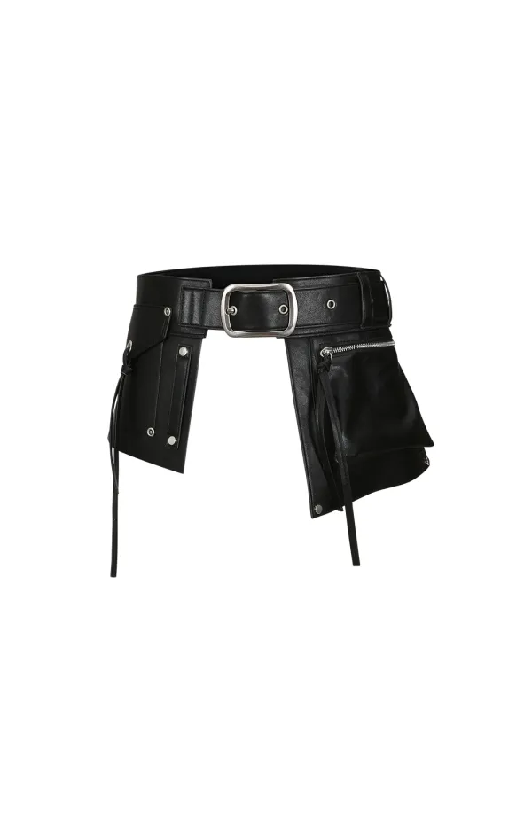 harness waist bag (black)