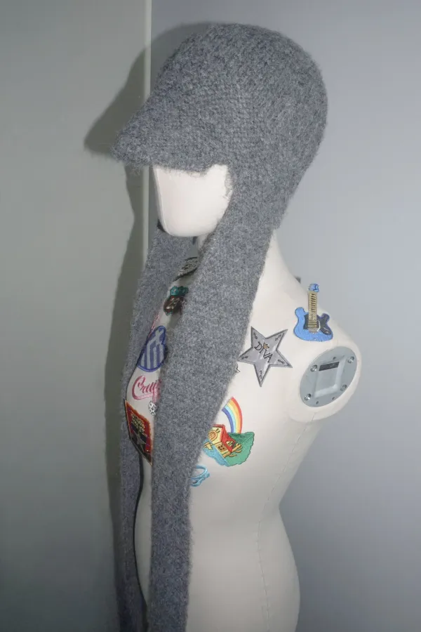 Flap Tail Beanie Charcoal