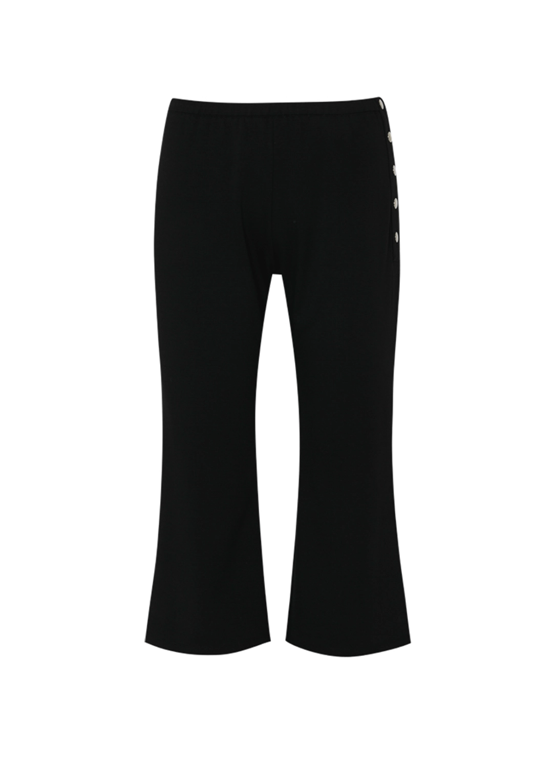 루루서울 Button Capri Pants (Black) 상품 이미지 1