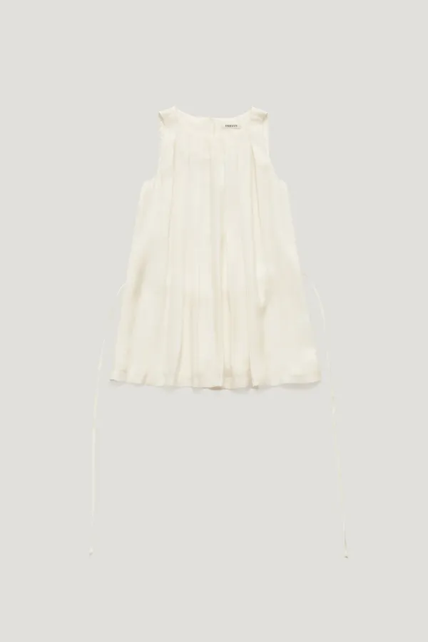 MET PIN TUCK BLOUSE_IVORY / ₩148,000