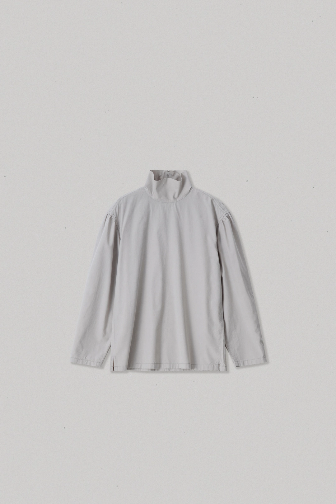 스앨더 28626_Refined Mock-Neck Shirred Blouse [DYAUDEND] 상품 이미지 3