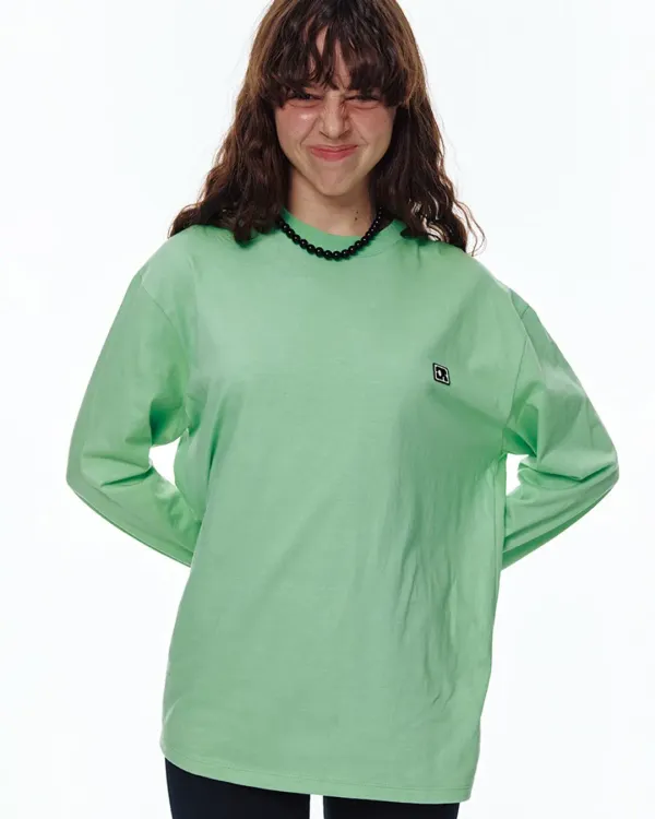 CENTAUR EMBLEM PATCH LONG SLEEVE T-SHIRT_GREEN