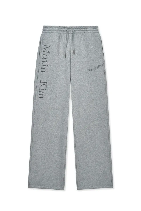 ESSENTIAL LOGO SWEATPANTS IN GREY