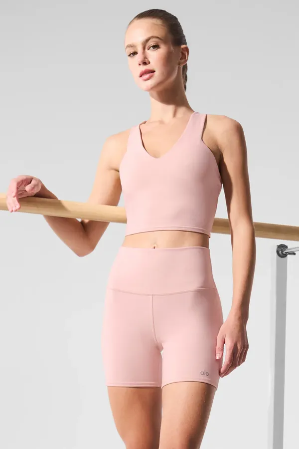 Airbrush Real Bra Tank - Pink Quartz