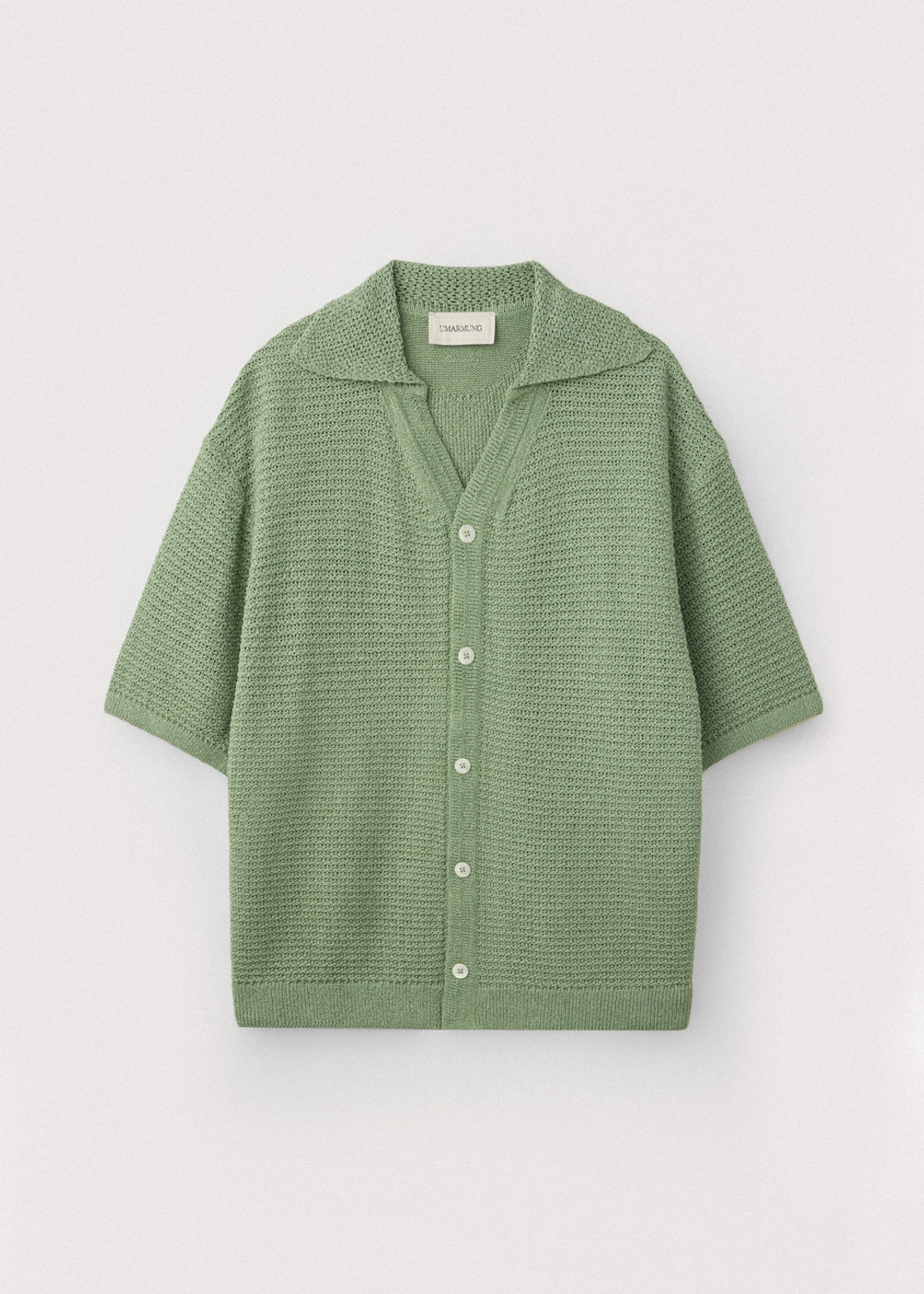 우마뭉 Japanese paper yarn crochet shirts_Avocado 상품 이미지 3