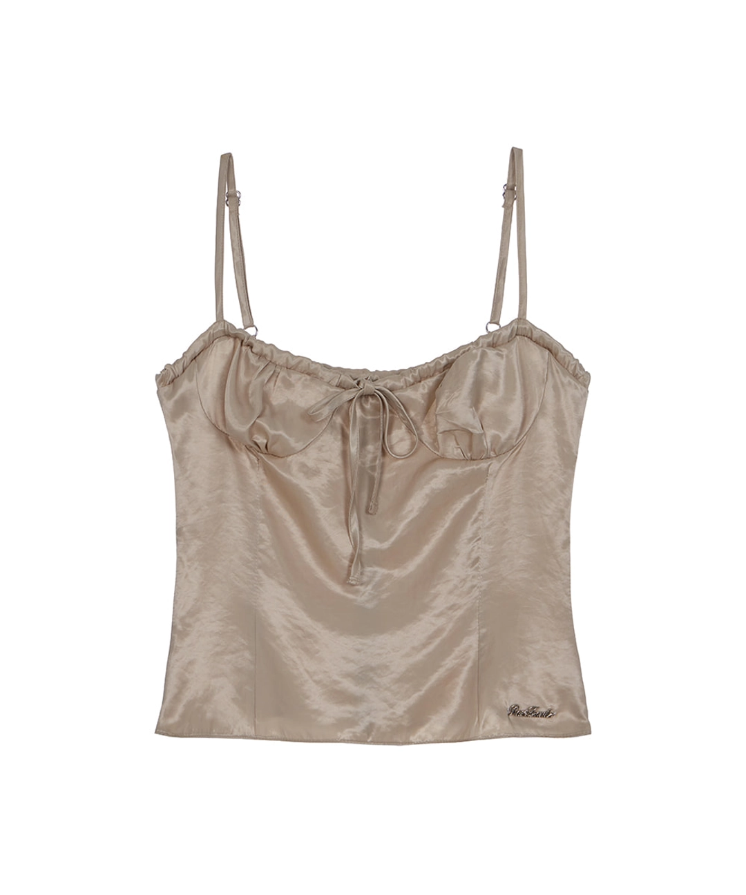 로제프란츠 Satin Slim Sleeveless [Beige] 상품 이미지 2