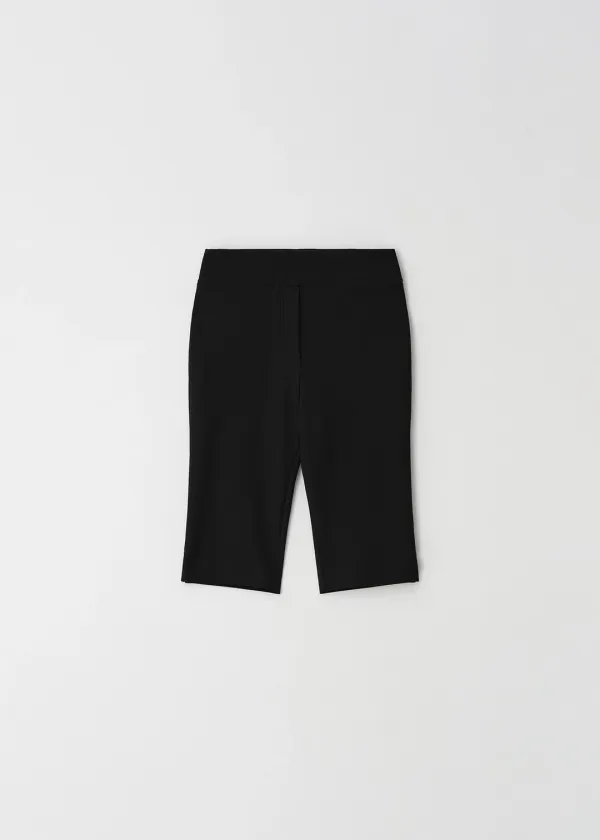 Biker slit banding pants