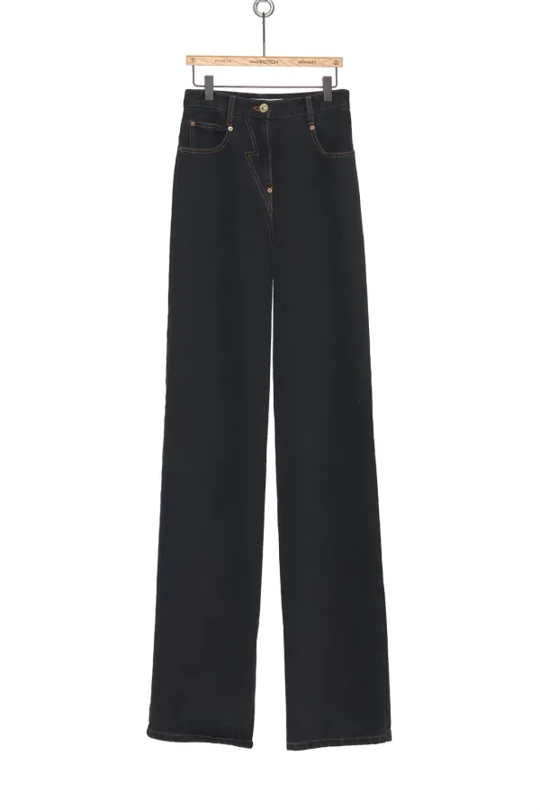SS25 BLACK BACK PANTY PANTS JEANS