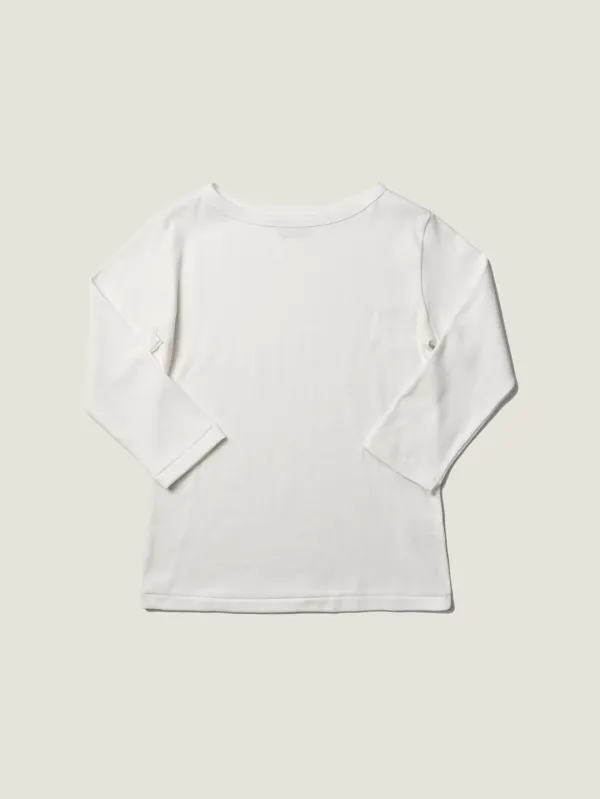 SOFTNESS 3/4 SLEEVE TEE [ White ] 2nd Reorder 당일 출고