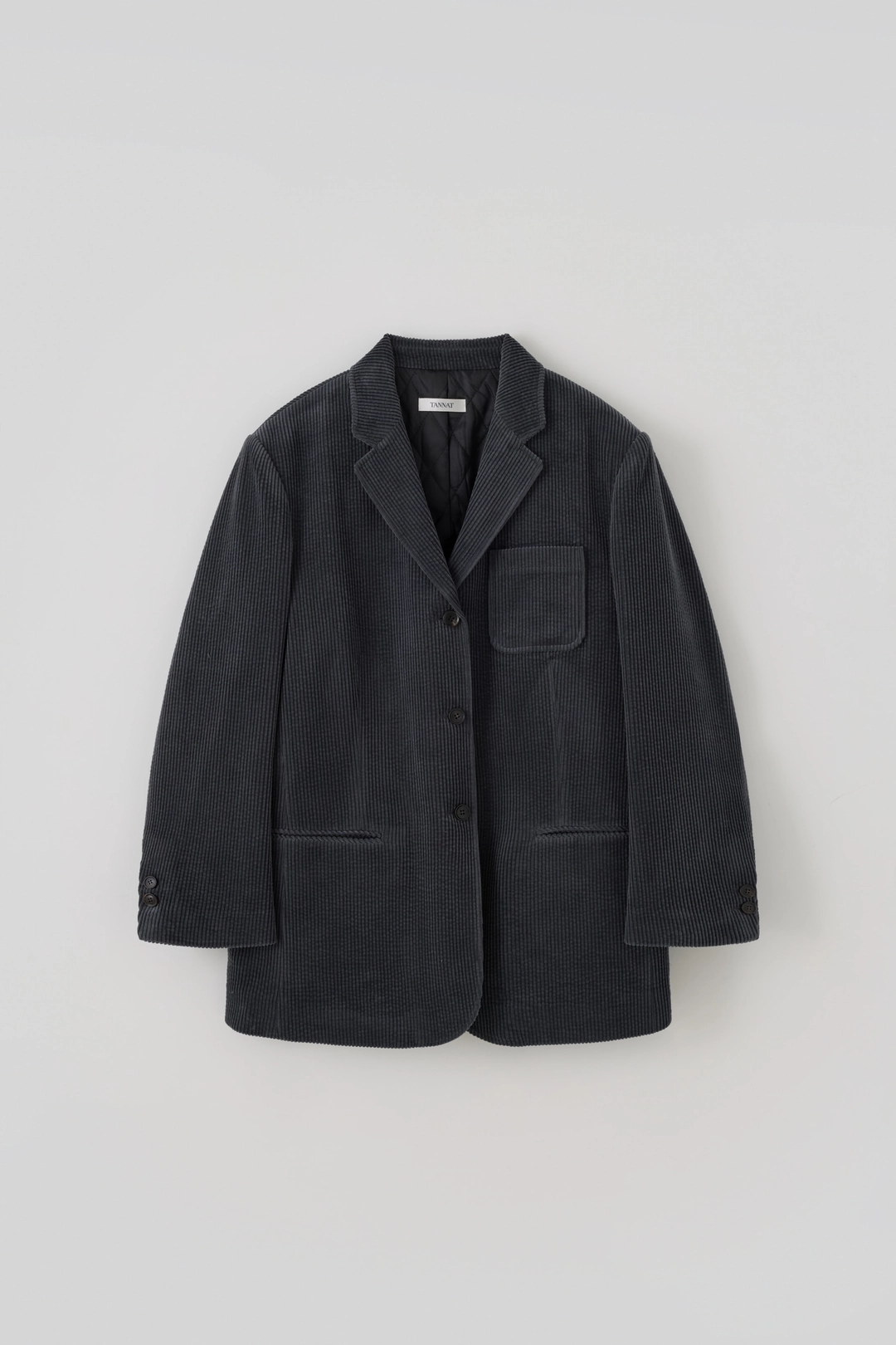 타낫 T/T Marlow corduroy long blazer (gray) 상품 이미지 1