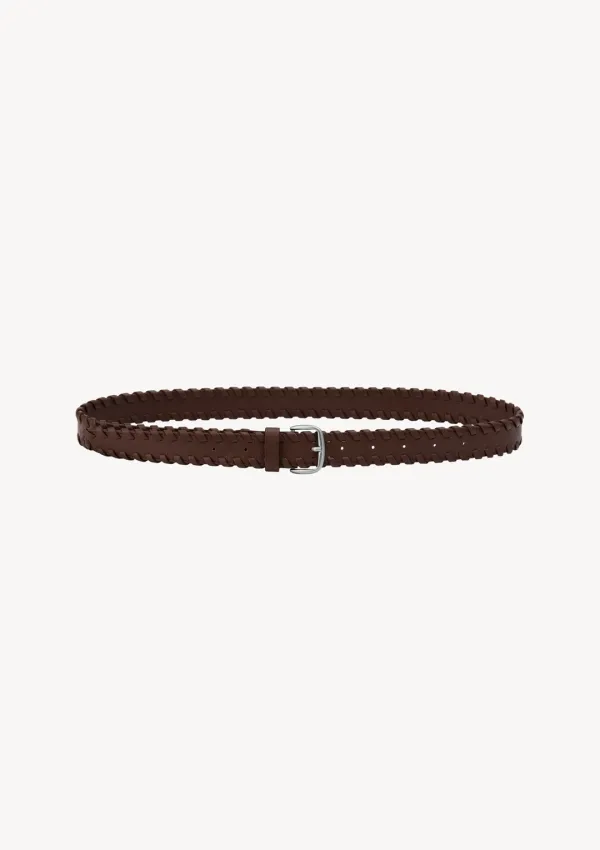 Knox Stitch Belt in Brick