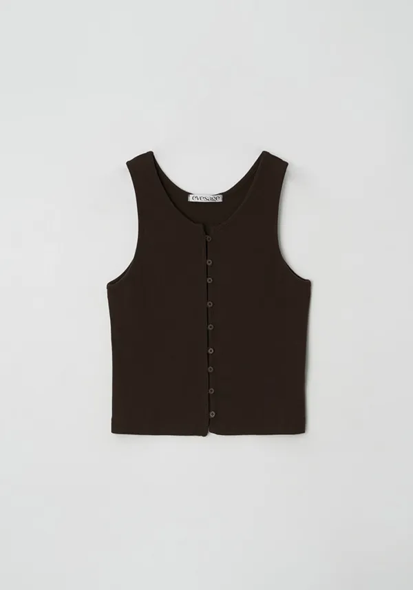 Button top (Brown)