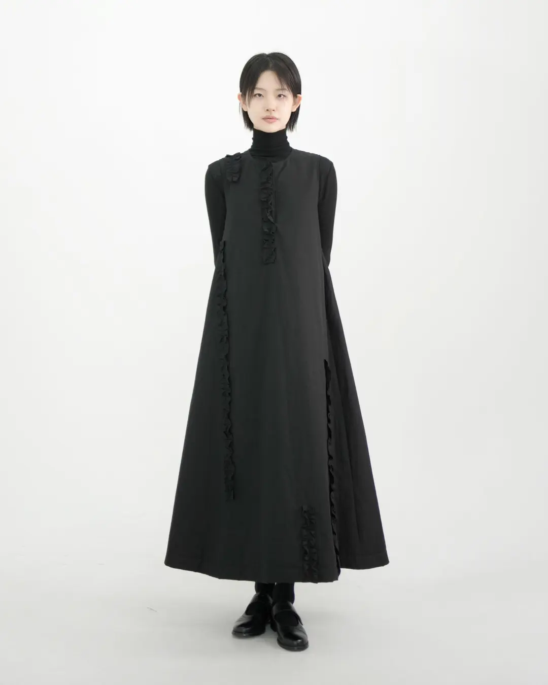 유노이아 soft frill padding dress 상품 이미지 3
