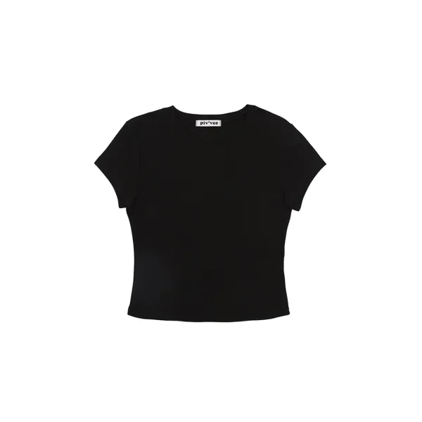 Crewneck T-shirt (ebony black)