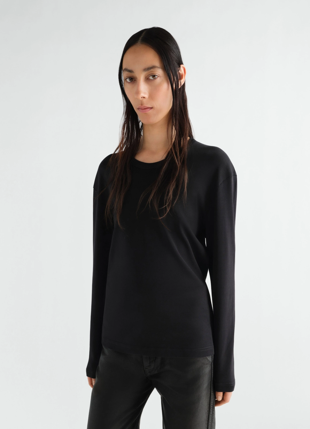 르메르 RIB LONG SLEEVE TOP IN JERSEY 상품 이미지 1