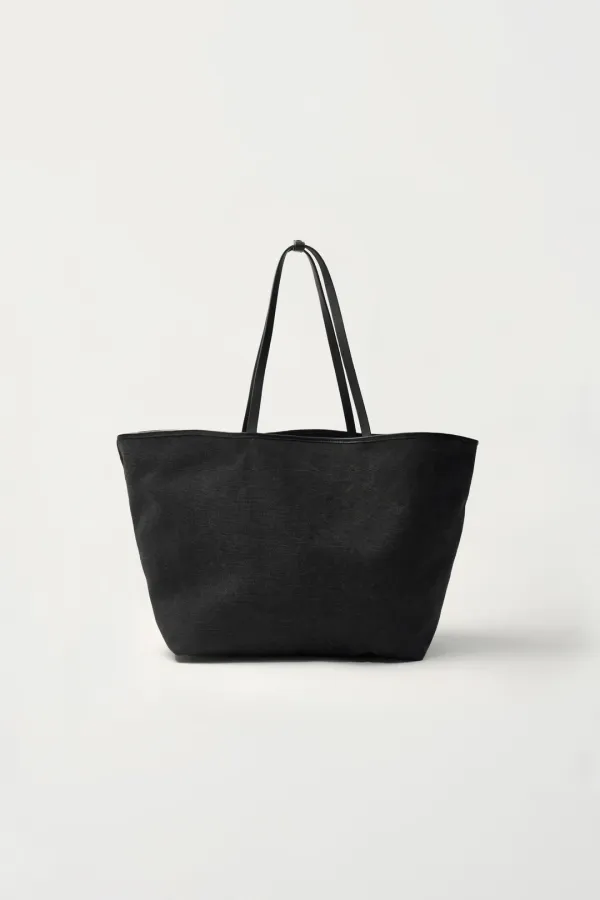 Dover canvas shoulder bag (Black)