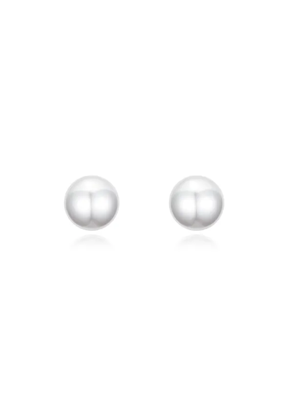 [G] Classic pearl Studs_8mm