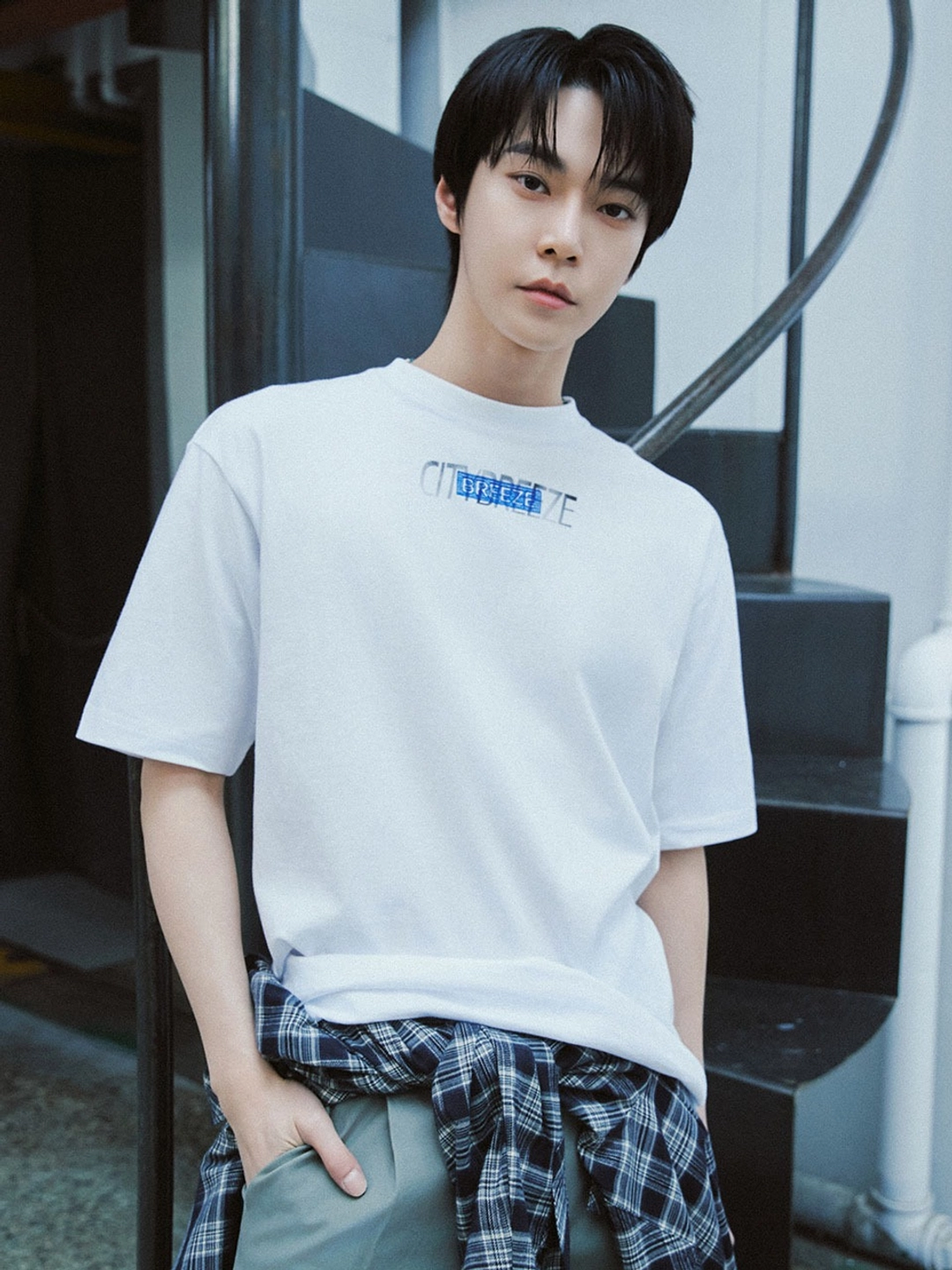 시티브리즈 시티 페이드 반팔 티셔츠_WHITE 상품 이미지 2