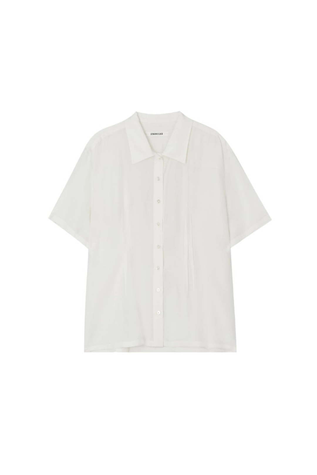 지수리 Double-darted shirts - White 상품 이미지 1