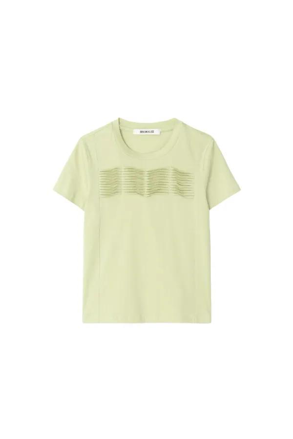 Pintuck t-shirts - Green