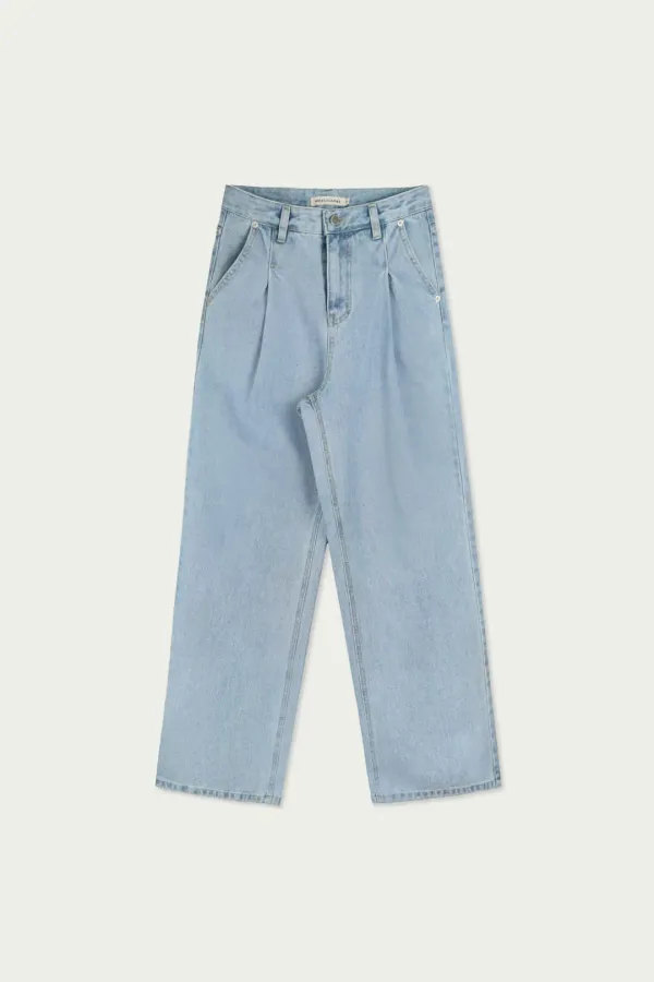 Mellow pintuck denim_light blue