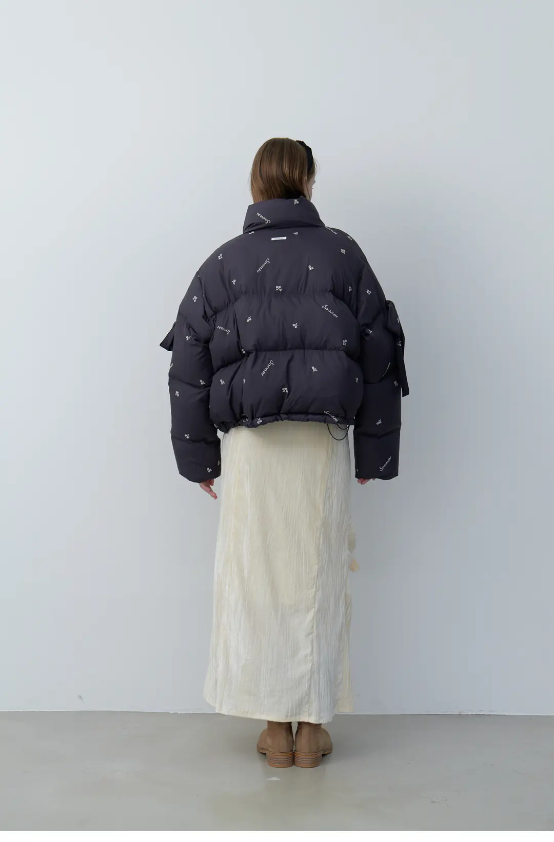 순수 Silvery Down Puffer (Deep Charcoal) 상품 이미지 1