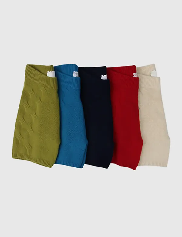 cable knit shorts
