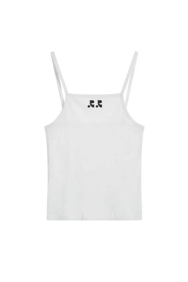 LIGHT LOGO TANK TOP - WHITE