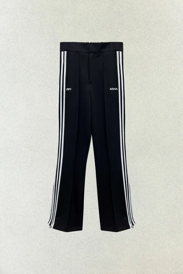 JOEL JERSEY TRACK PANTS / BLACK