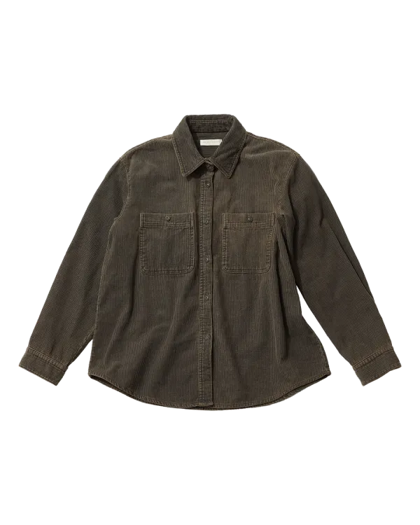 ruger corduroy shirt (gray)