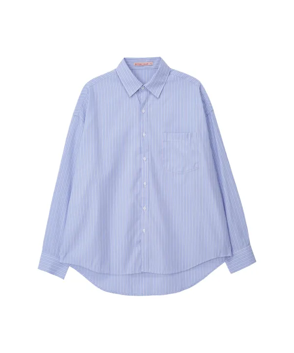 Fever Stripe Shirt-Blue