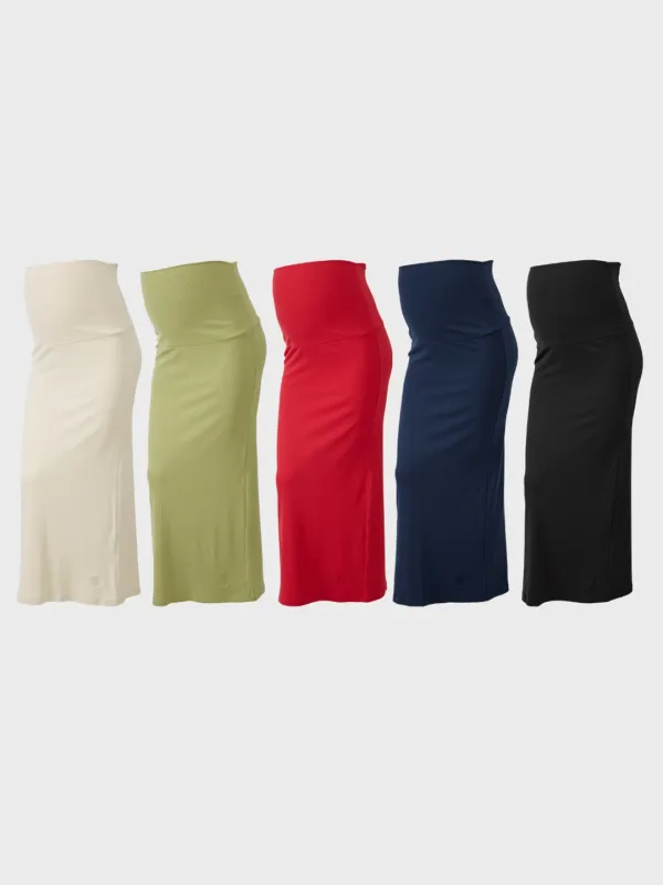 [FOR MOM] Relax Straight Long Skirt