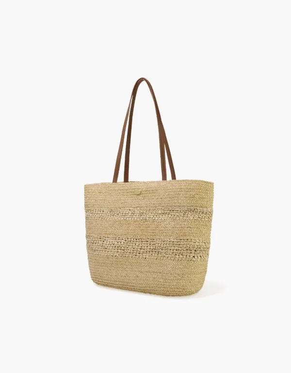 raffia bag (shopper) - natural