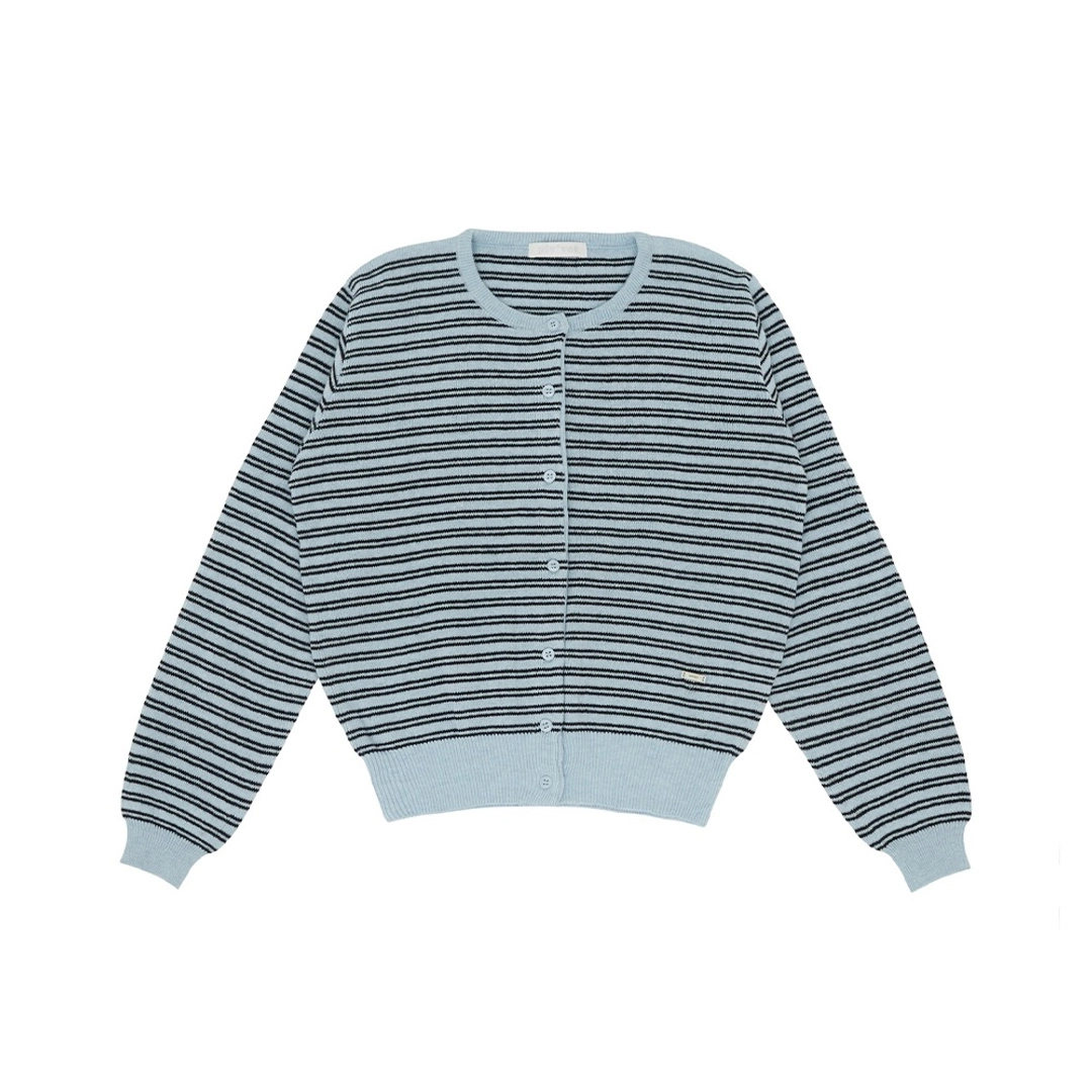 피브비 Stripe Knit Cardigan (cornflower blue) 상품 이미지 1