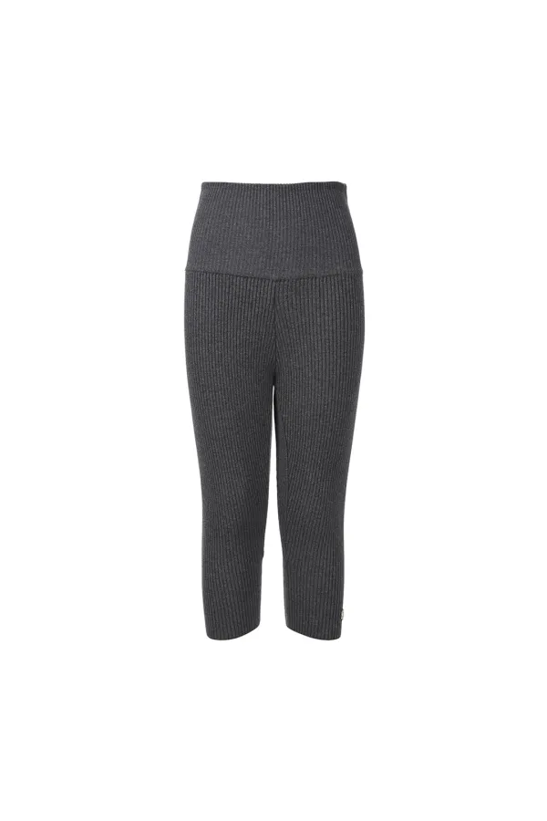 Knit Biker Shorts, Charcoal
