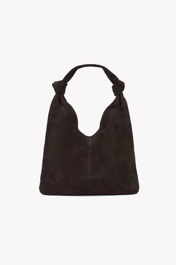 Chad Suede Shoulder Bag M (Deep Brown)