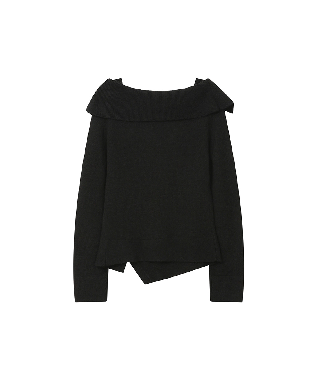 미세키서울 Folding layered knit BLACK 상품 이미지 3