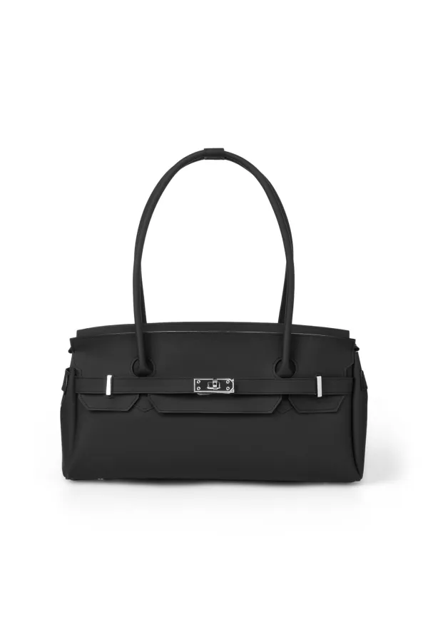[카드지갑 증정] JELLY TWO-WAY BAG IN BLACK