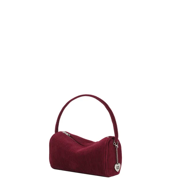 Fade Corduroy Tote Cherry Red