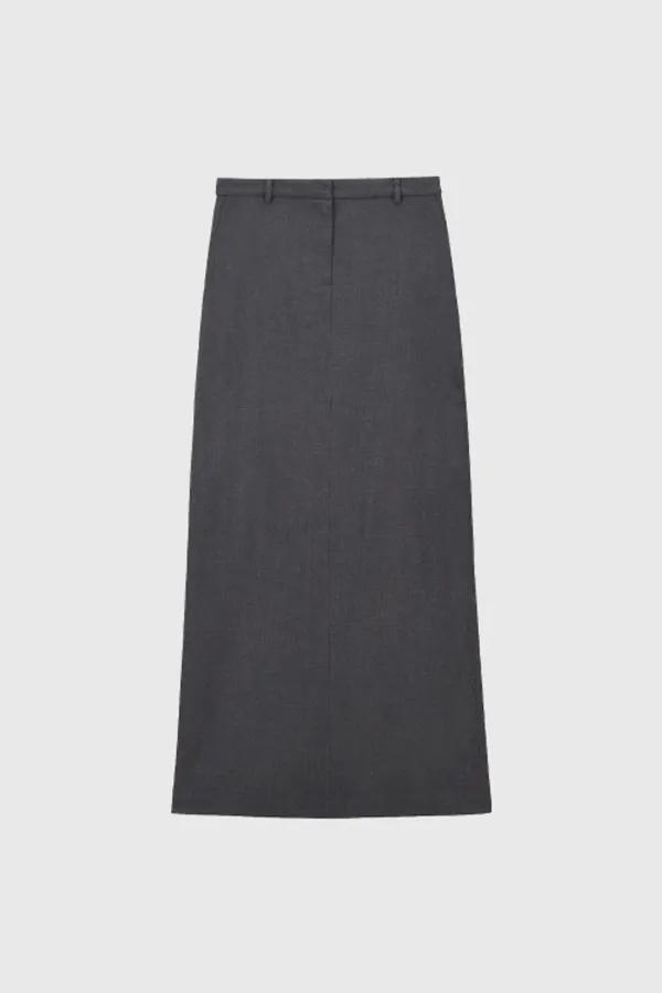 Mira Wool Blend Long Skirt