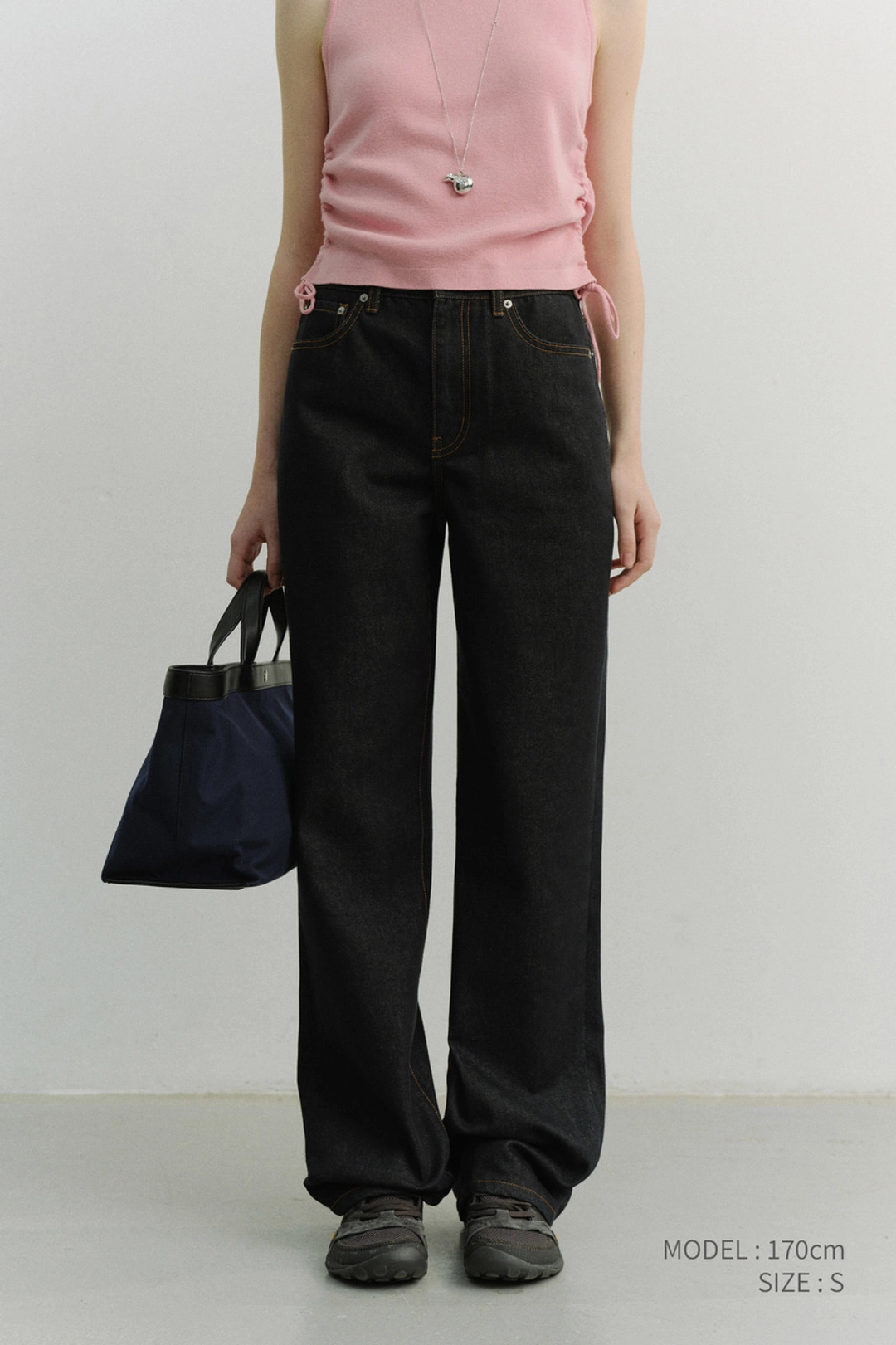 던스트 ESSENTIAL STRAIGHT FULL LENGTH JEANS RAW DENIM_UDPA6A217N1 상품 이미지 1