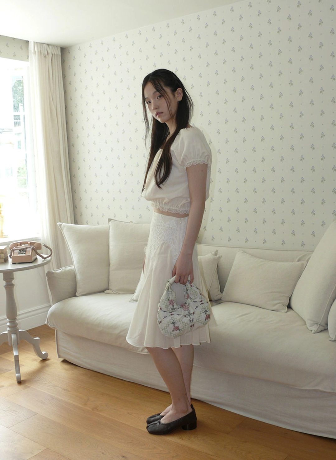 루루서울 Zen Lace String Top (Oat Cream) 상품 이미지 2
