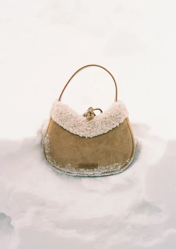 Mustang Hoa Mini Bag - Suede Beige