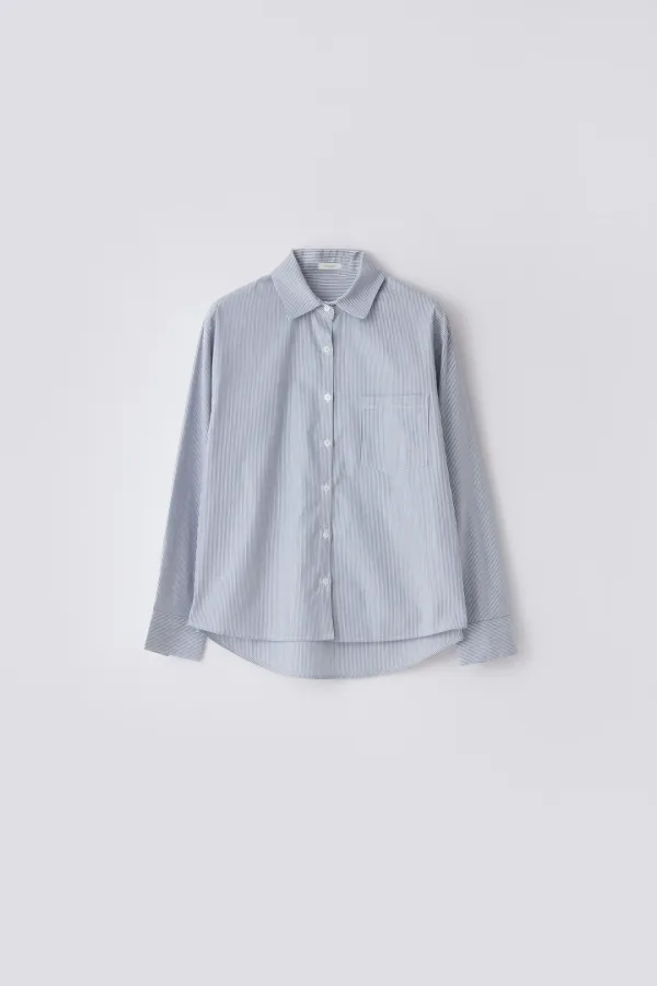 Maren Shirt_Navy Stripe